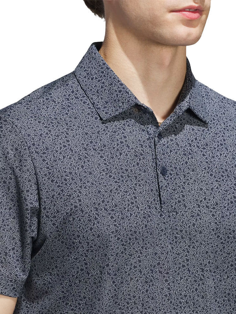 adidas Ultimate365 Mini Bunker Polo Shirt - Collegiate Navy