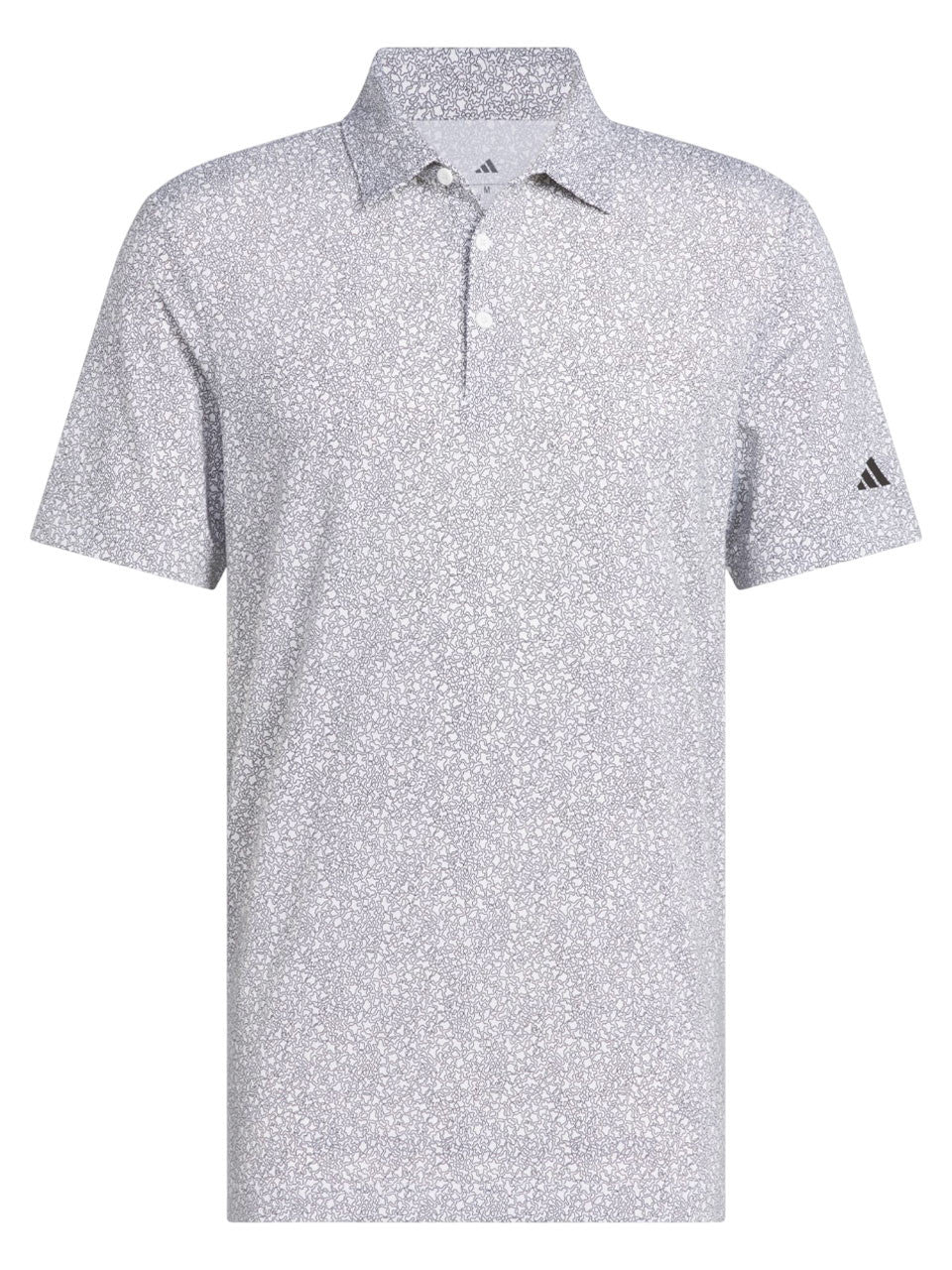 adidas Ultimate365 Mini Bunker Polo Shirt - White/Black
