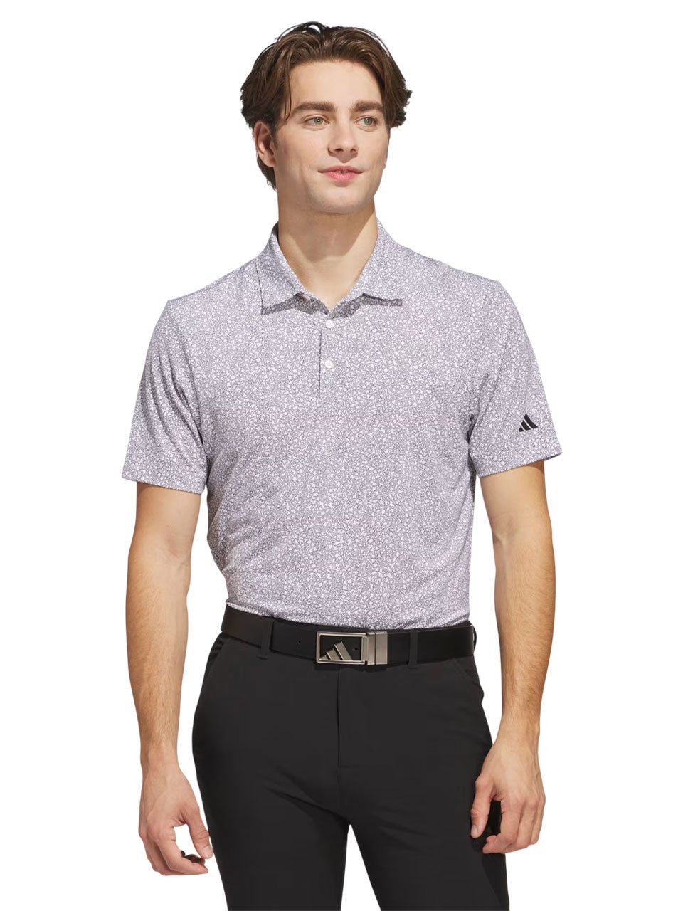 adidas Ultimate365 Mini Bunker Polo Shirt - White/Black