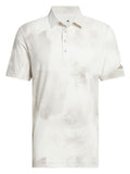 adidas Ultimate365 Printed Cool Feeling Tour Polo Shirt - Putty Beige/White