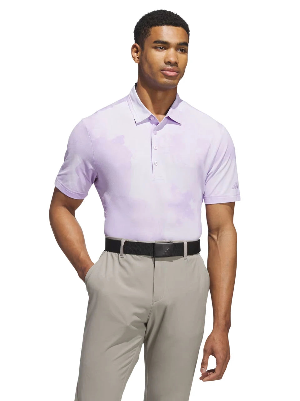 adidas Ultimate365 Printed Cool Feeling Tour Polo Shirt - Powder Plum/Purple