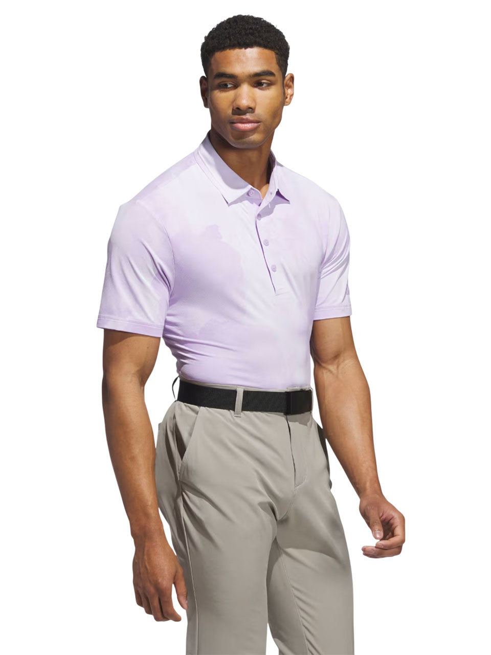 adidas Ultimate365 Printed Cool Feeling Tour Polo Shirt - Powder Plum/Purple