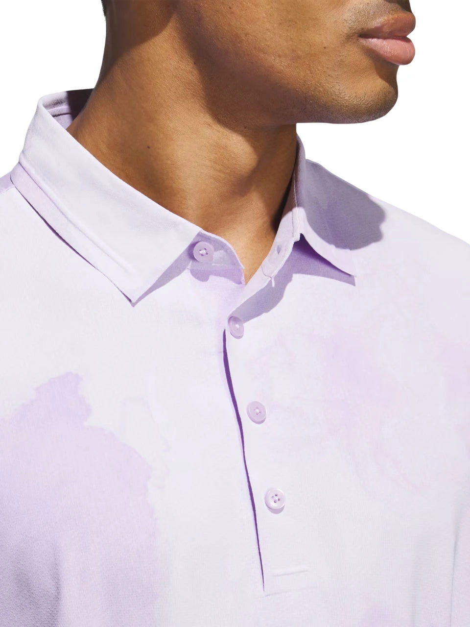 adidas Ultimate365 Printed Cool Feeling Tour Polo Shirt - Powder Plum/Purple