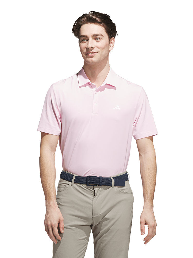 adidas Ultimate365 Solid Polo Shirt - Clear Pink