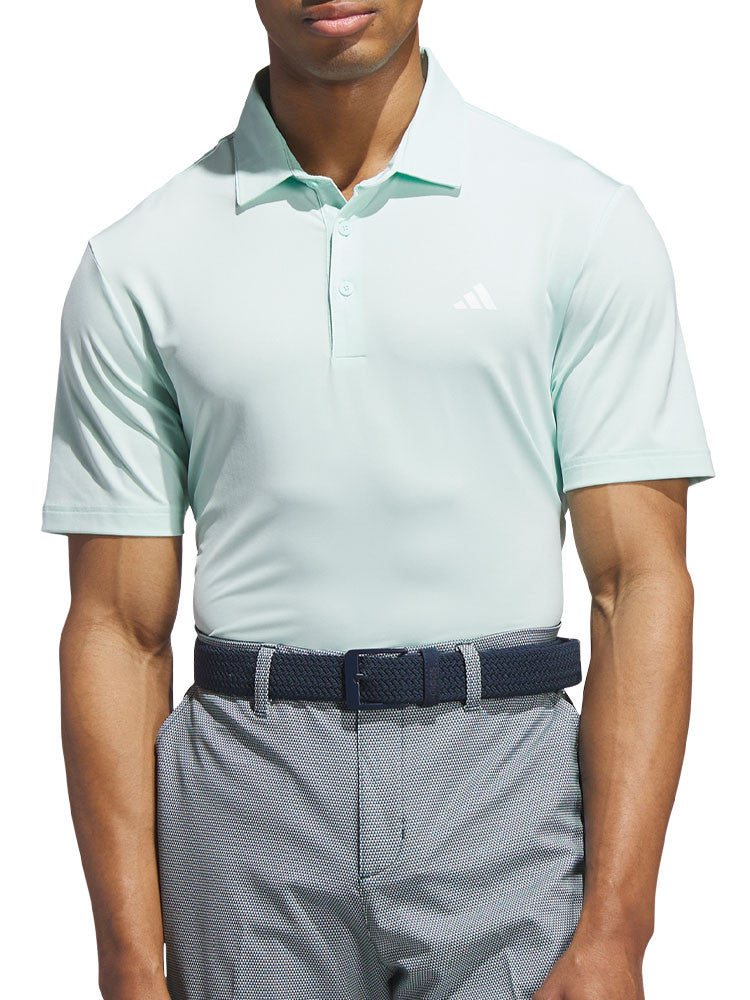 adidas Ultimate365 Solid Polo Shirt - Semi Flash Aqua