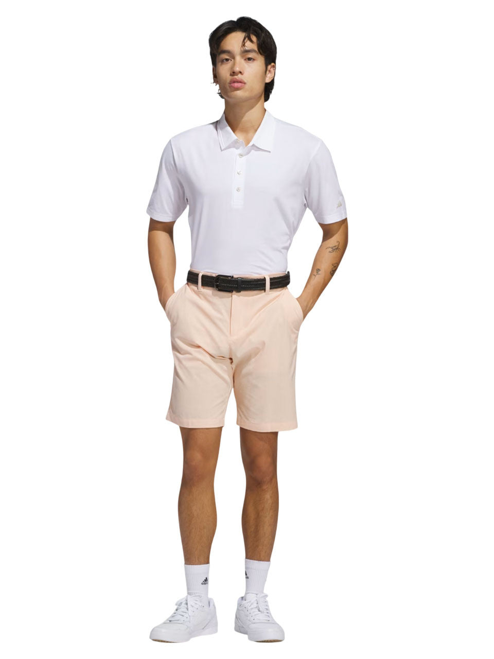adidas Ultimate365 Textured 9-Inch Short - Powder Coral
