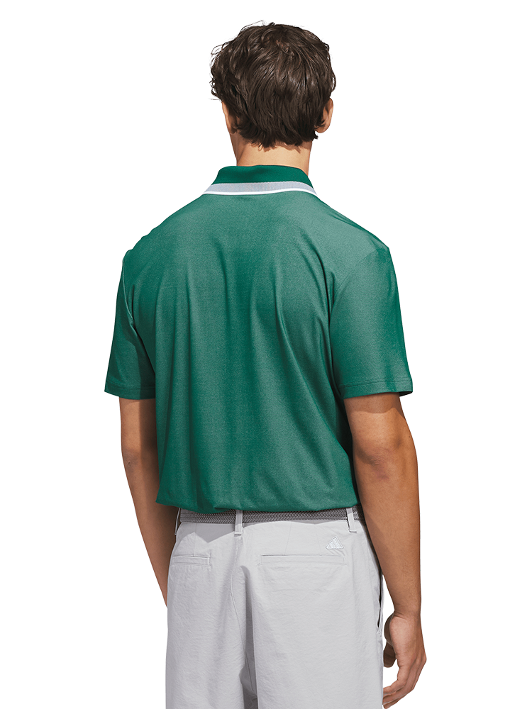 adidas Ultimate365 Tour Twistknit Pique Polo Shirt - Collegiate Green