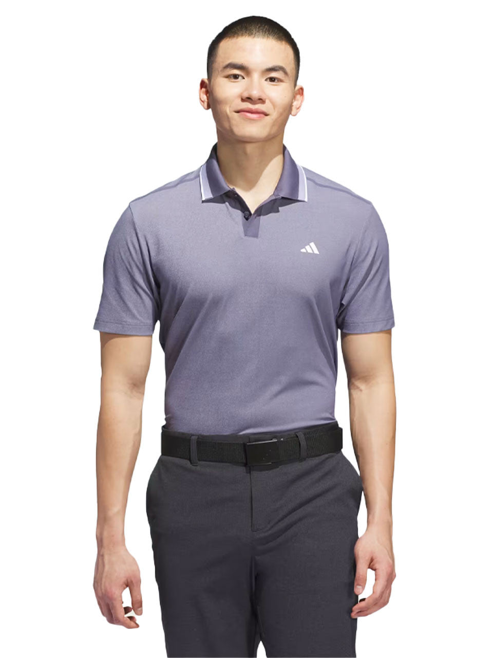 adidas Ultimate365 Tour Twistknit Pique Polo Shirt - Preloved Violet