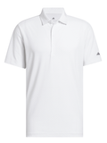 adidas Ultimate365+ Go-To Print Polo Shirt - White/Grey Three