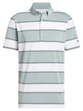 adidas Ultimate365+ Jumbo Stripe Climacool Polo Shirt - Wonder Sage/White