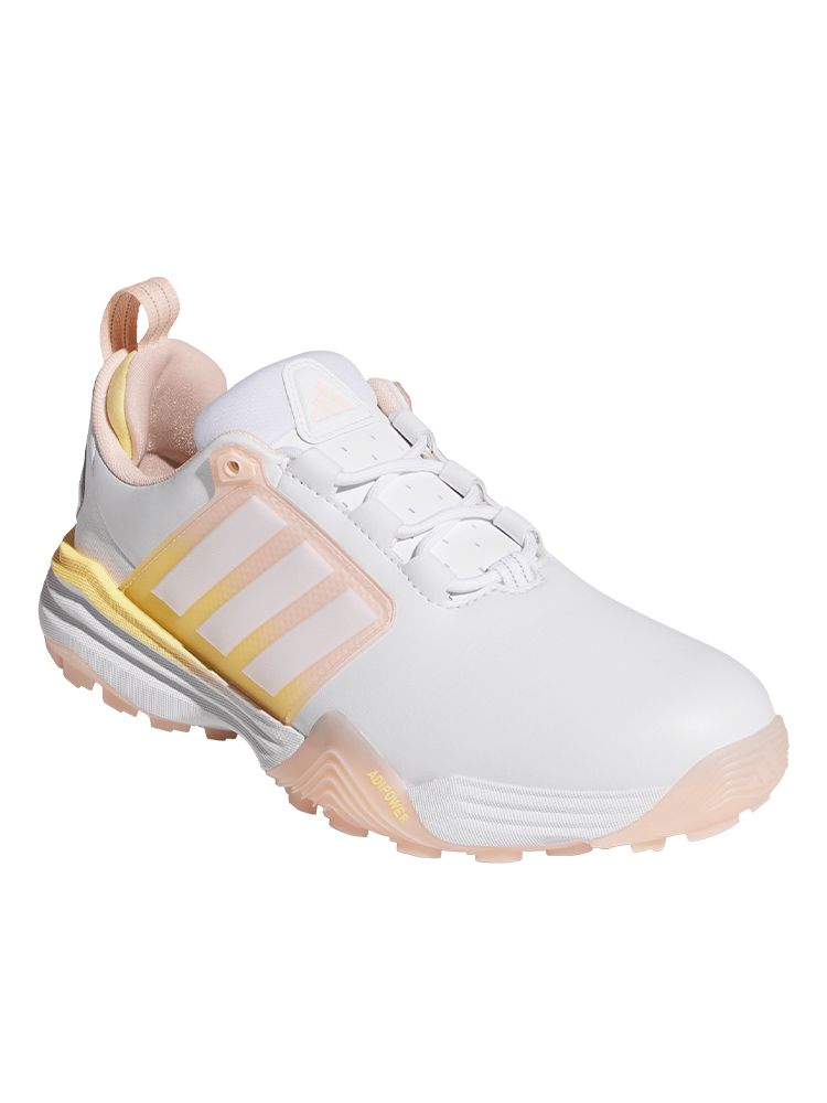 adidas Womens Adipower 26 Spikeless Golf Shoes - Ftwr White/Blush Pink