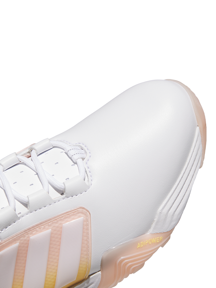 adidas Womens Adipower 26 Spikeless Golf Shoes - Ftwr White/Blush Pink
