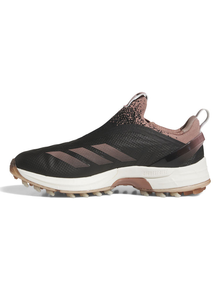 adidas Womens Adizero ZG BOA Spikeless Golf Shoes - Core Black/Warm Clay