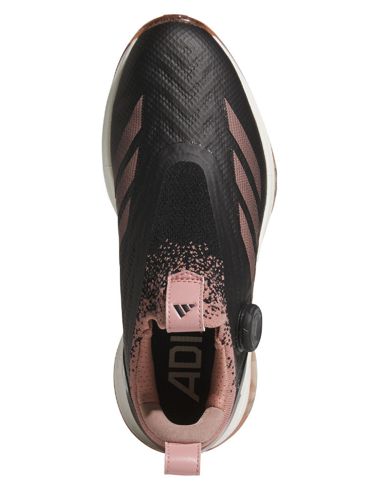 adidas Womens Adizero ZG BOA Spikeless Golf Shoes - Core Black/Warm Clay