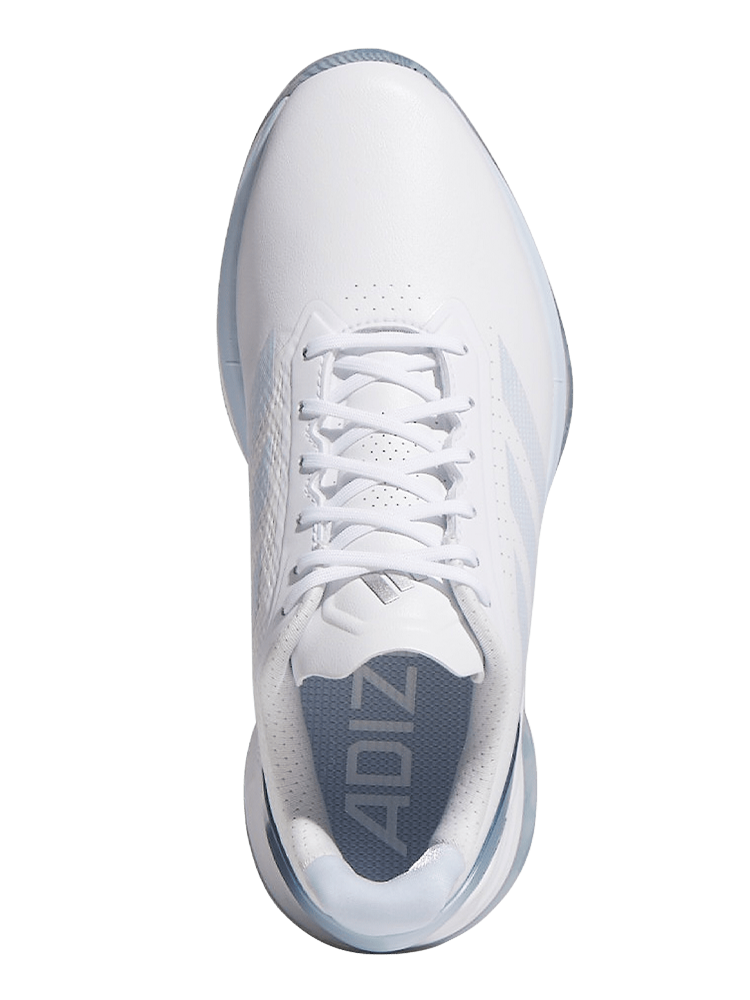 adidas Womens Adizero ZG Spikeless Golf Shoes - Ftwr White/Crystal Sky