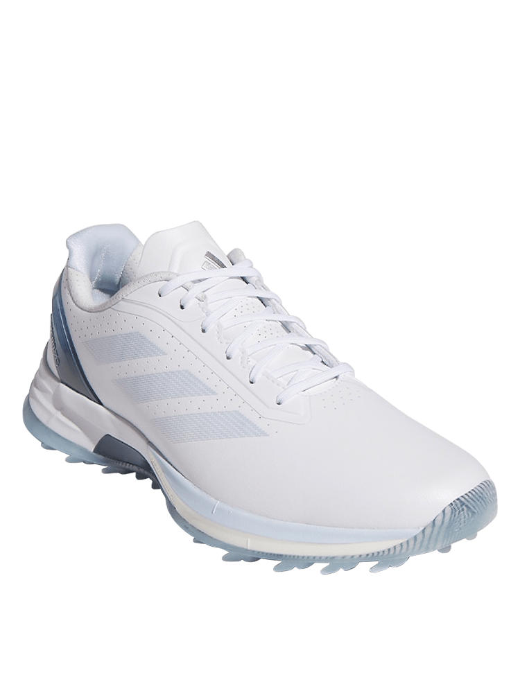 adidas Womens Adizero ZG Spikeless Golf Shoes - Ftwr White/Crystal Sky