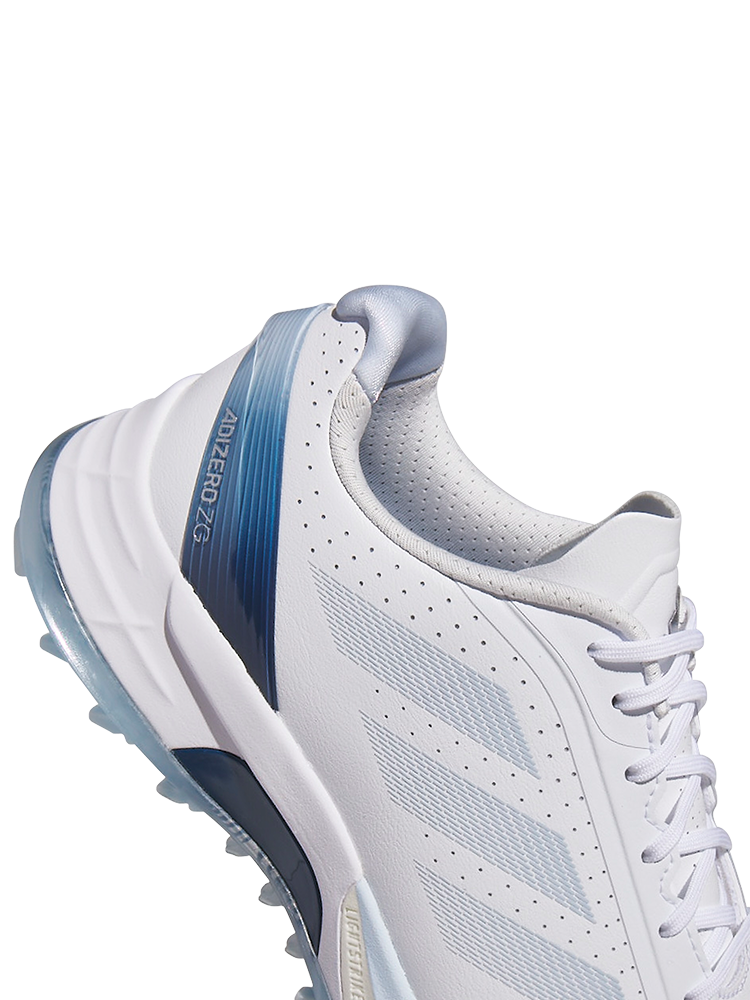 adidas Womens Adizero ZG Spikeless Golf Shoes - Ftwr White/Crystal Sky