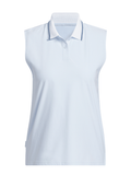 adidas Womens Beyond Twistknit Polo Shirt - Crystal Sky