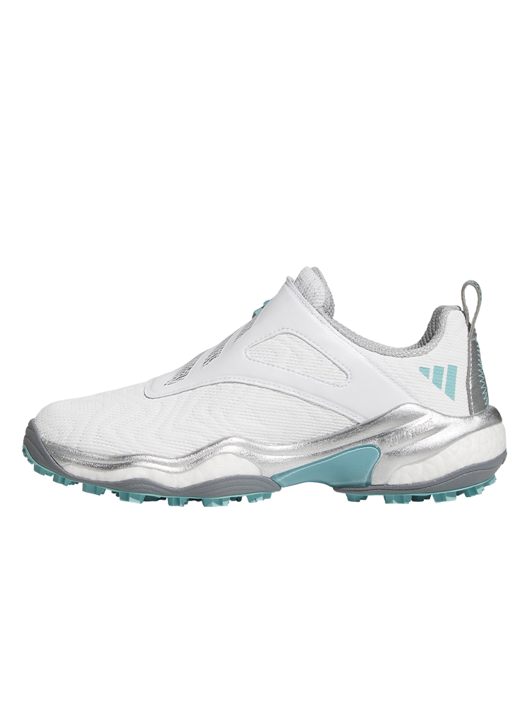 adidas Womens Codechaos BOA 25 Spikeless Golf Shoes - Ftwr White/Semi Flash