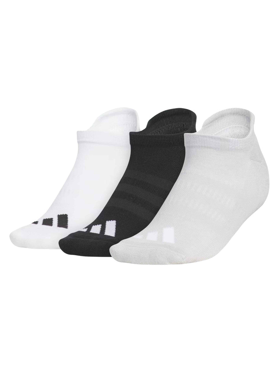 adidas Womens Comfort Low 3 Pack Socks - White/Grey Two/Black
