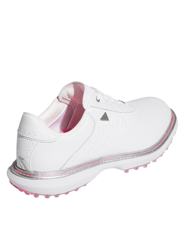 adidas Womens MC70 Spikeless Golf Shoes - Ftwr White/Silver Met./Lucid Pink