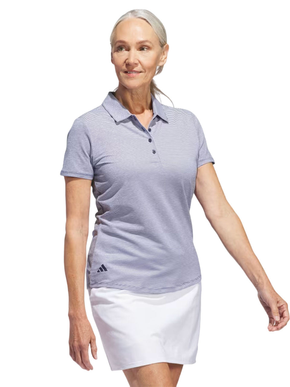 adidas Womens Ottoman Short Sleeve Polo Shirt - Collegiate Navy