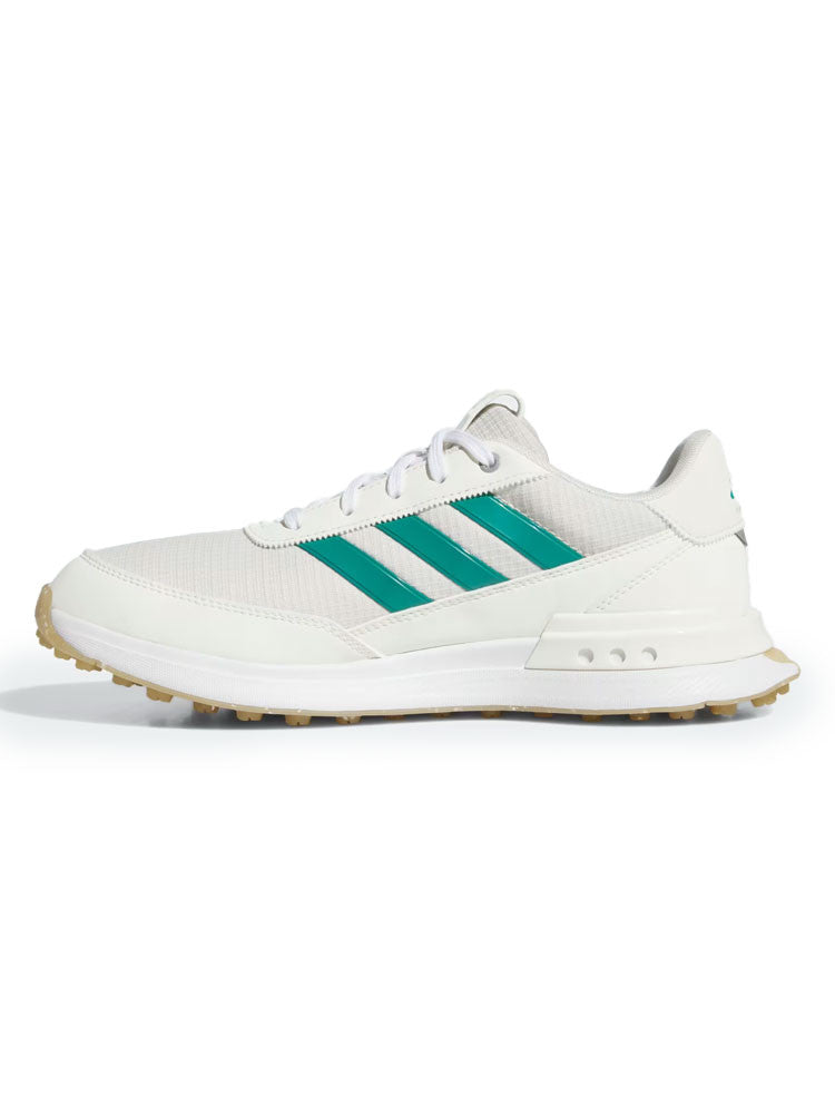 adidas Womens S2G Spikeless 24 Golf Shoes - Off White/Pure Teal/Alumina