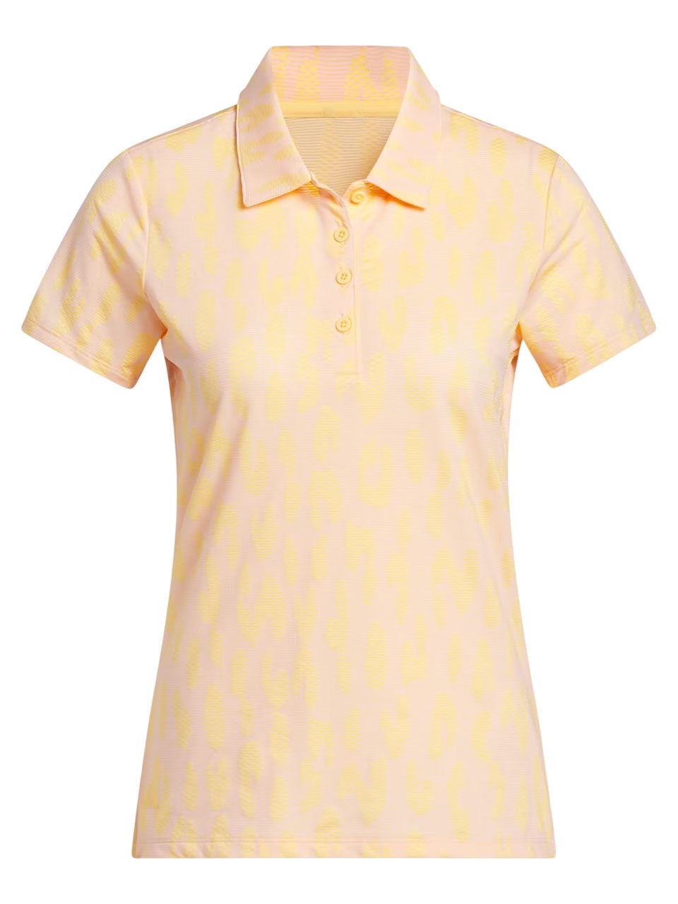 adidas Womens Ultimate365 Jacquard Climacool Polo Shirt - Blush Pink