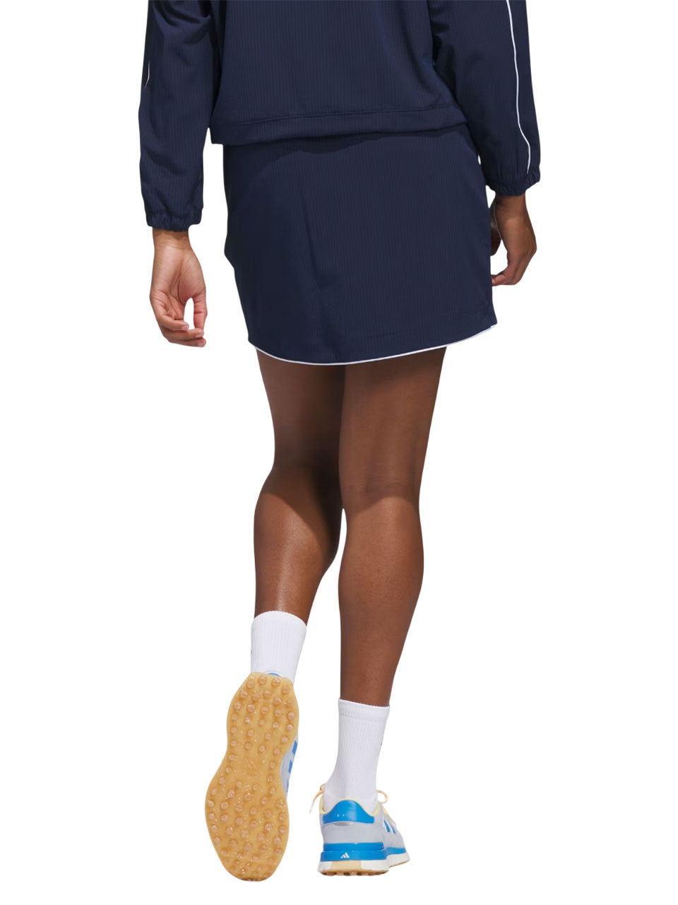 adidas Womens Ultimate365 Seersucker Skort - Collegiate Navy