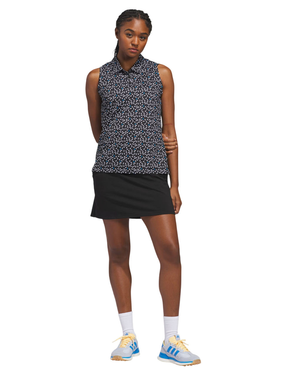 adidas Womens Ultimate365 Solid Knit Skort - Black