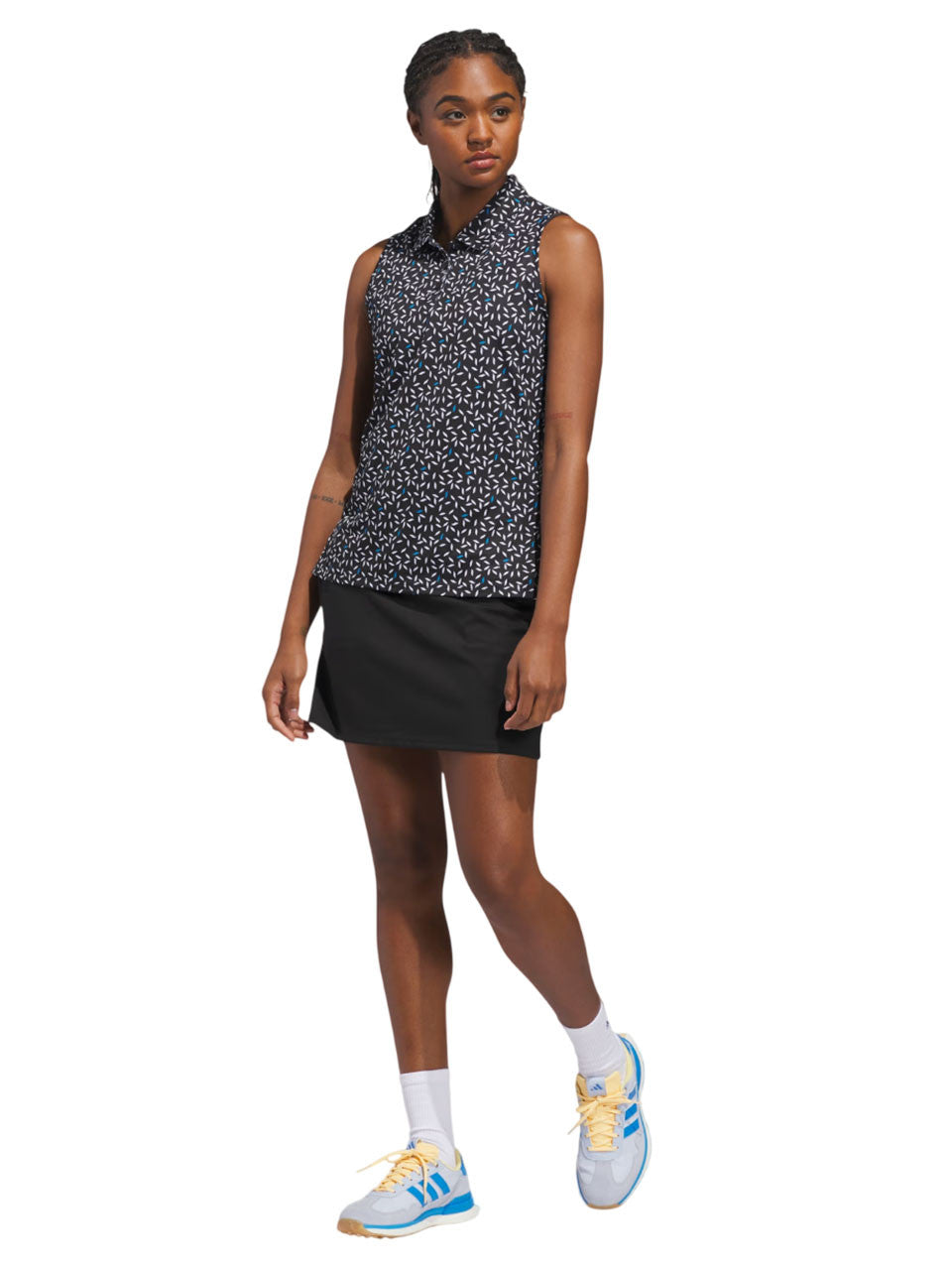 adidas Womens Ultimate365 Solid Knit Skort - Black
