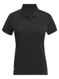 adidas Womens Ultimate365 Solid Polo Shirt - Black