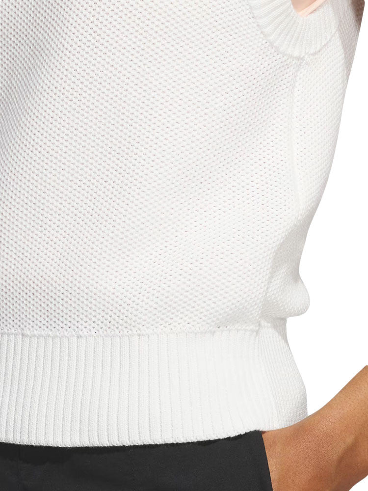 adidas Womens Ultimate365 Tour Knit Vest - White