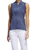 adidas Womens Ultimate365 Tour Sleeveless Polo Shirt - Collegiate Navy
