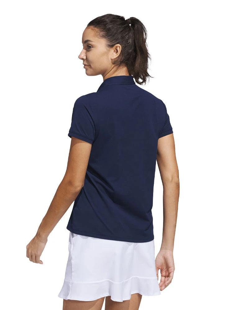 adidas Womens Ultimate365 Tour Twistknit Polo Shirt - Collegiate Navy
