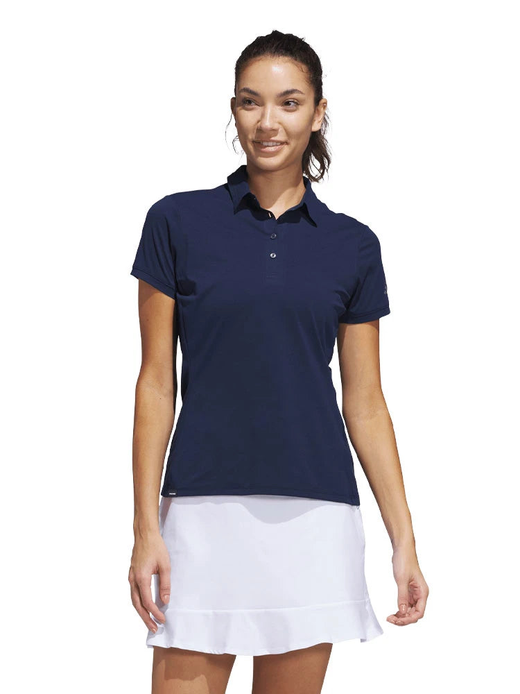 adidas Womens Ultimate365 Tour Twistknit Polo Shirt - Collegiate Navy