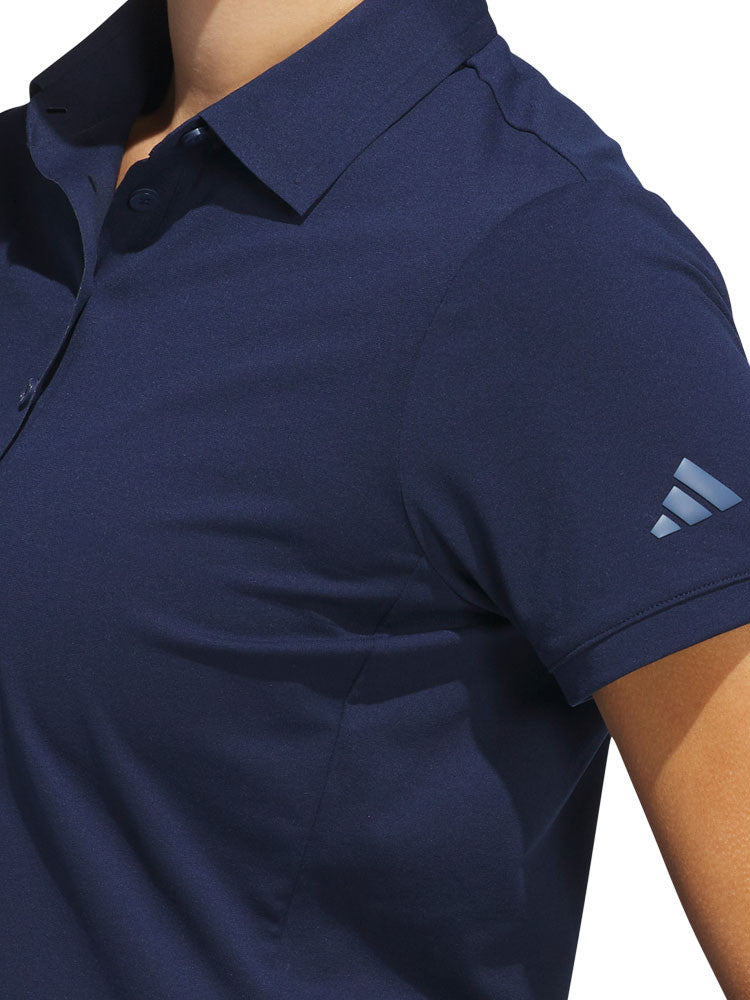 adidas Womens Ultimate365 Tour Twistknit Polo Shirt - Collegiate Navy