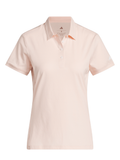 adidas Womens Ultimate365 Tour Twistknit Polo Shirt - Blush Pink