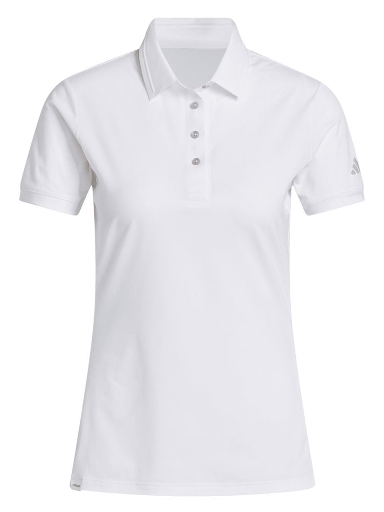 adidas Womens Ultimate365 Tour Twistknit Polo Shirt - White
