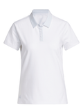 adidas Womens Ultimate365+ Grid Climacool Polo - Crystal Sky