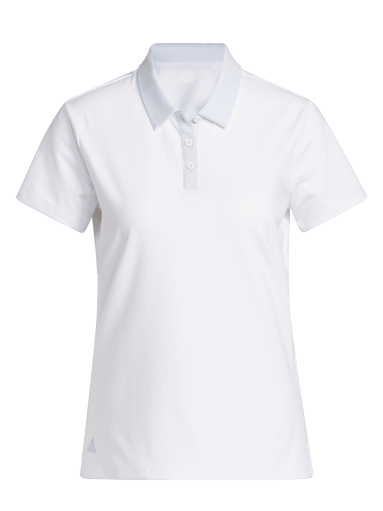 adidas Womens Ultimate365+ Grid Climacool Polo - Crystal Sky