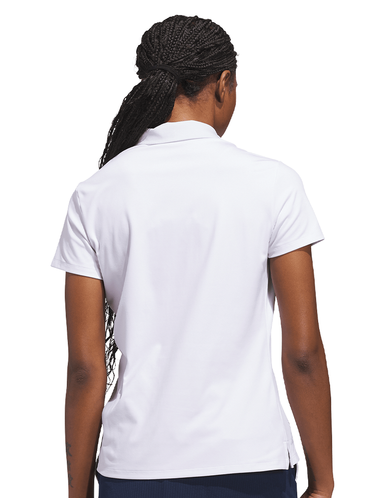 adidas Womens Ultimate365+ Grid Climacool Polo - Crystal Sky