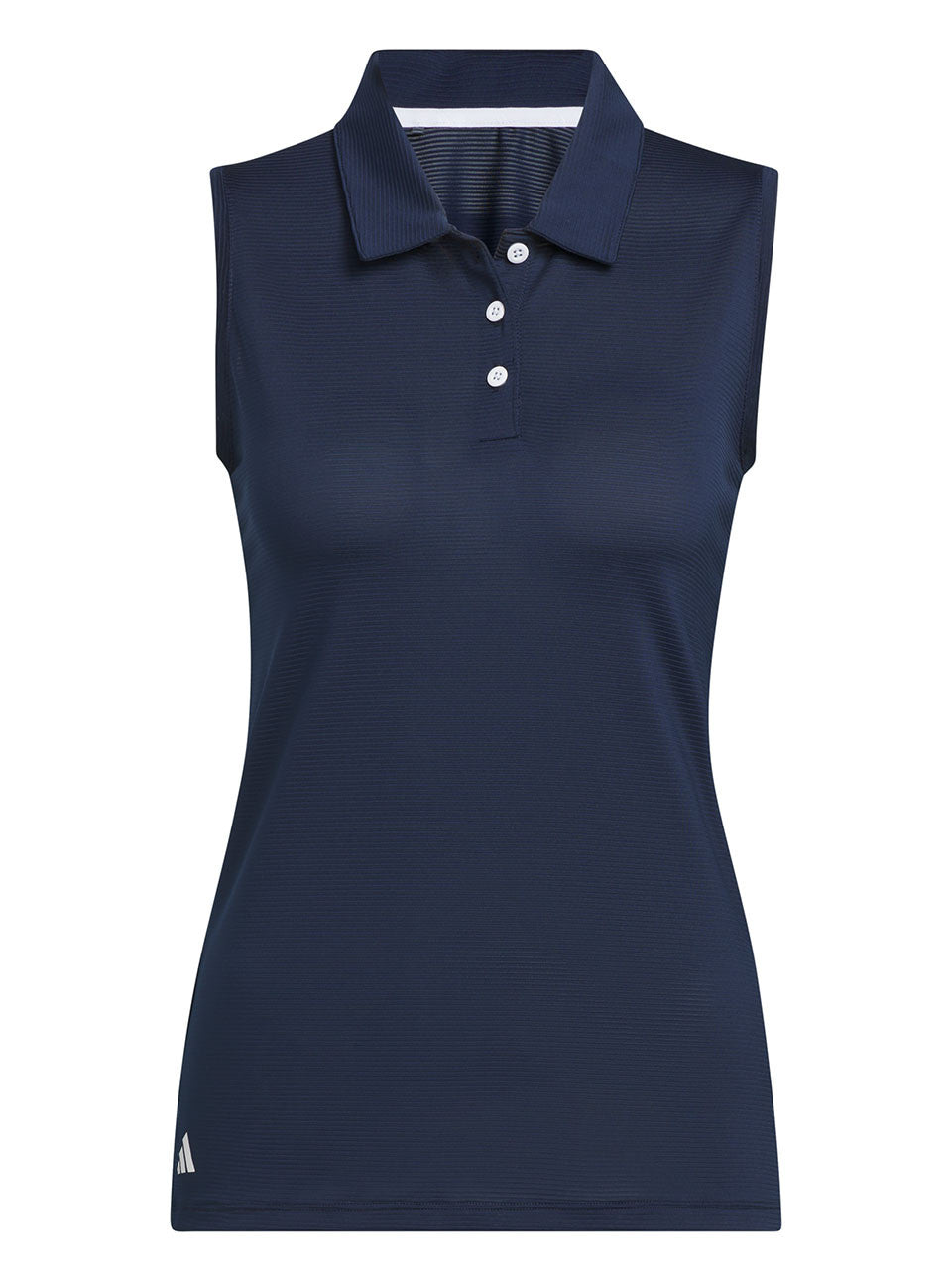 adidas Womens Ottoman Sleeveless Polo Shirt - Collegiate Navy