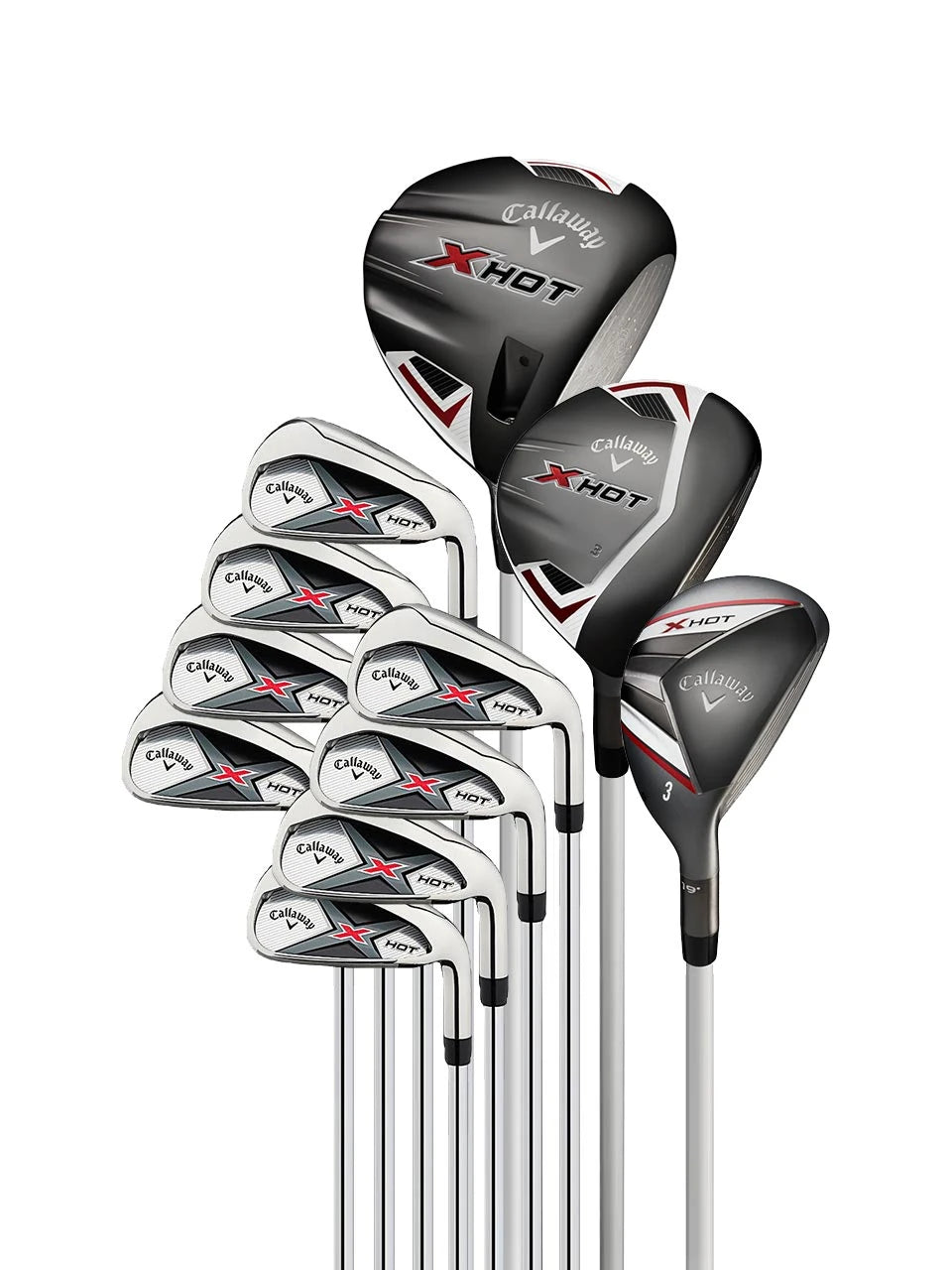 Callaway X Hot 11 Piece Set - Steel Shaft
