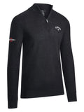 Callaway 1/4-Zip Blended Merino Sweater - Black Ink