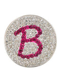 Navika Micro Pave Crystal Initial B Marker