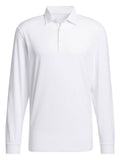 adidas Core Long Sleeve Polo Shirt - White