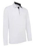 Callaway SwingTech Long Sleeve Performance Polo - Bright White