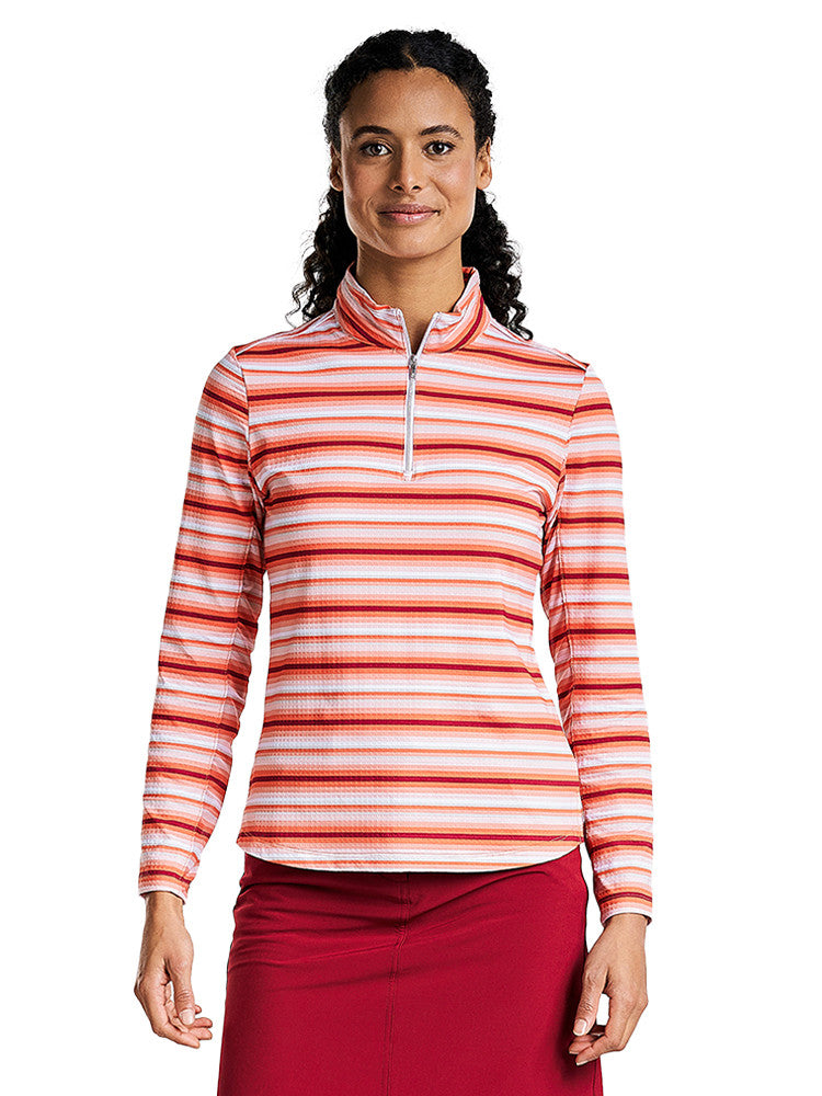 Nivo Women's Leonida Mock - Persimmon