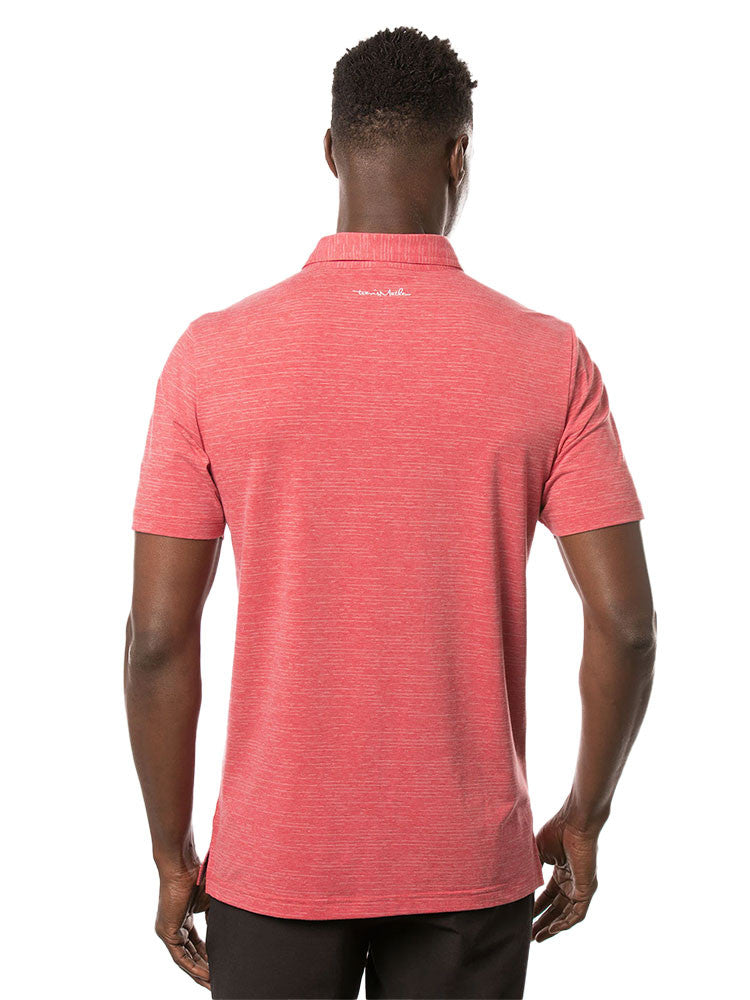TravisMathew The Heater Polo - Heather Scooter